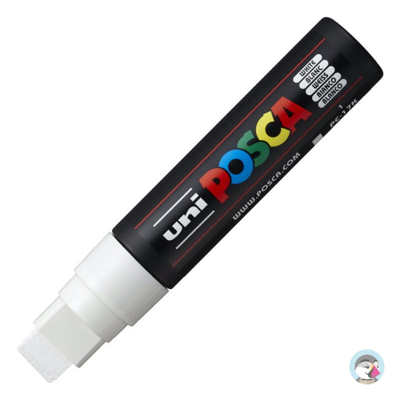 Marker z farbą plakatową Posca PC-17K, biały, Uni