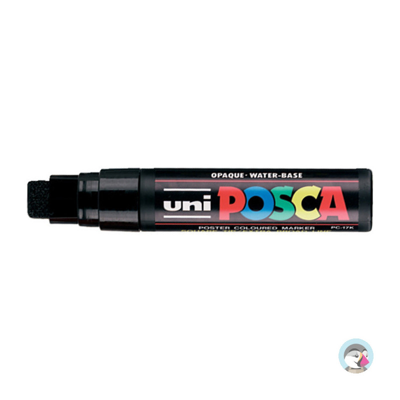 Marker z farbą plakatową Posca PC-17K, czarny, Uni