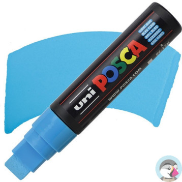 Marker z farbą plakatową Posca PC-17K, jasno niebieski, Uni