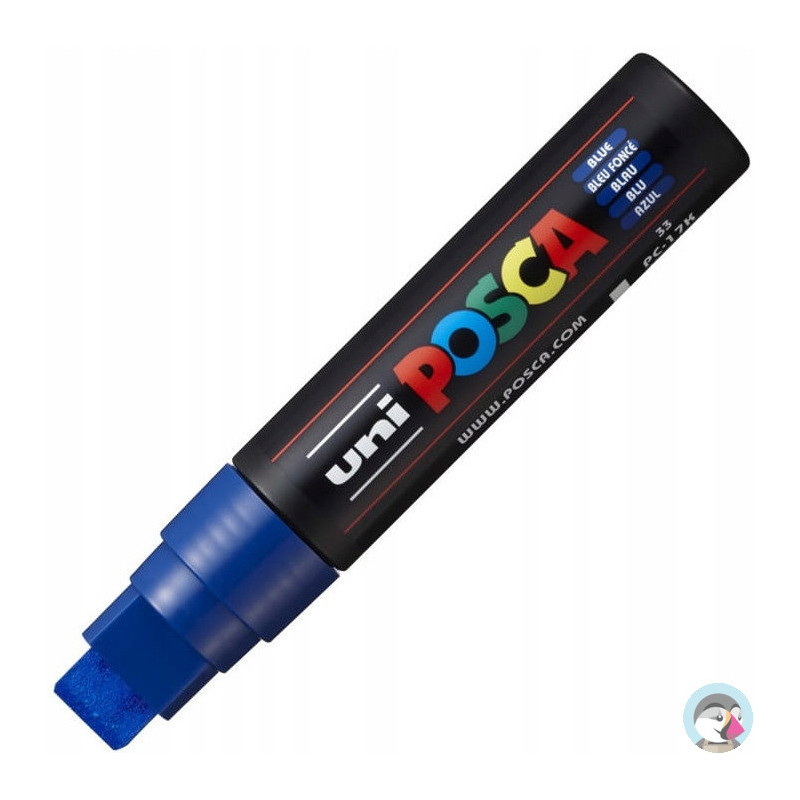 Marker z farbą plakatową UNI Posca PC-17K niebieski