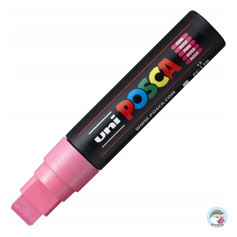 Marker z farbą plakatową Posca PC-17K, różowy, Uni