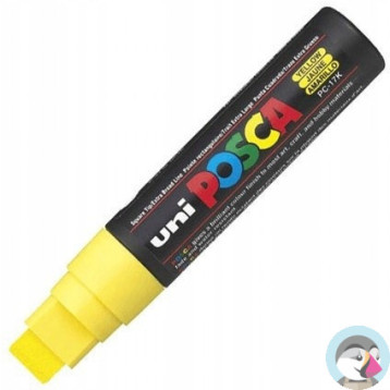 Marker z farbą plakatową UNI Posca PC-17K, żółty