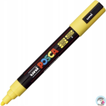 Marker z farbą plakatową UNI Posca PC-5M, nr.2 żółty