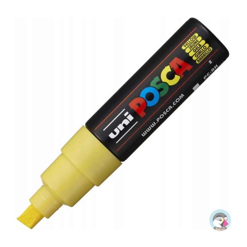 Marker z farbą plakatową Posca PC-8K, żółty, Uni