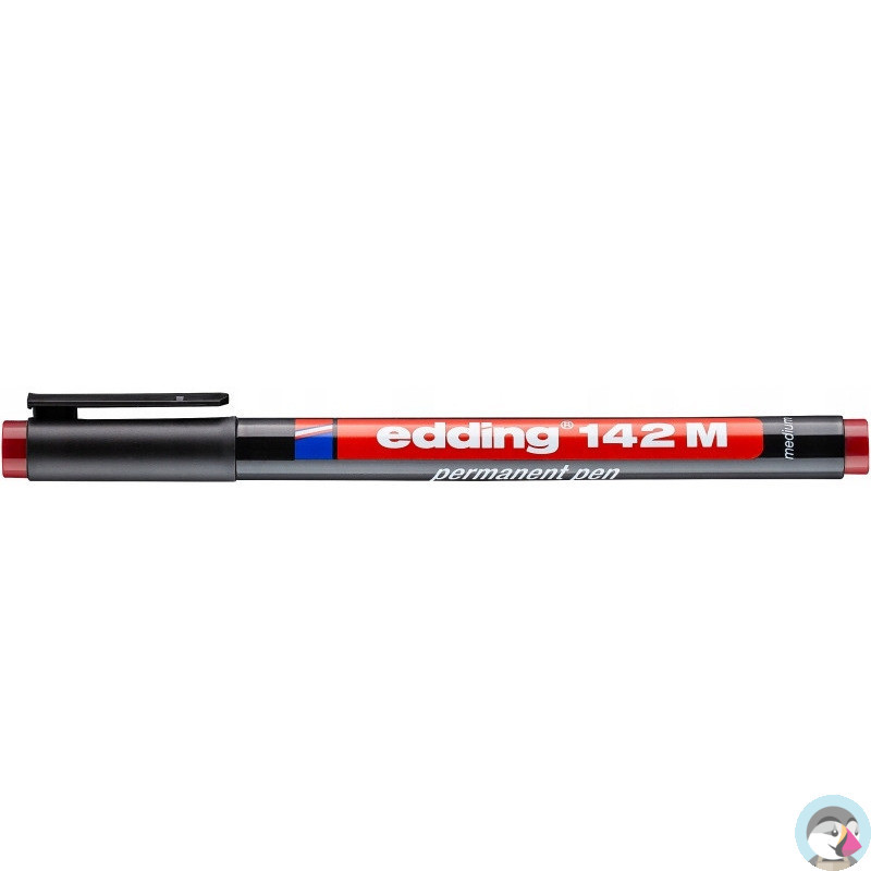 Marker niezmywalny do folii 1mm czerwony 142M/002/CZ ED EDDING