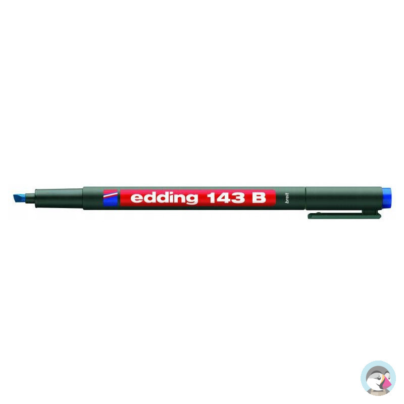 Marker niezmywalny do folii 1-3mm niebieski 143B/003/N ED EDDING