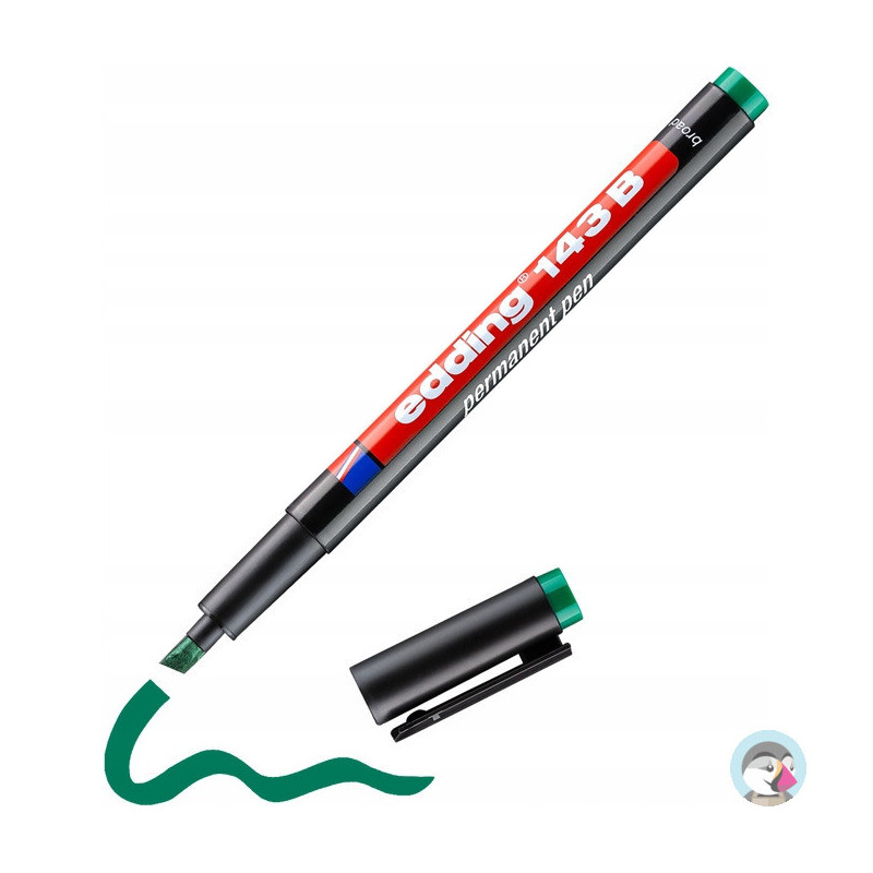 Marker niezmywalny do folii 1-3mm zielony 143B/004/ZI ED EDDING