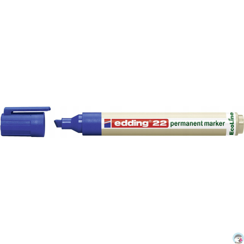 Marker permanentny ekologiczny ścięta końcówka niebieski 22/003/N ED EDDING