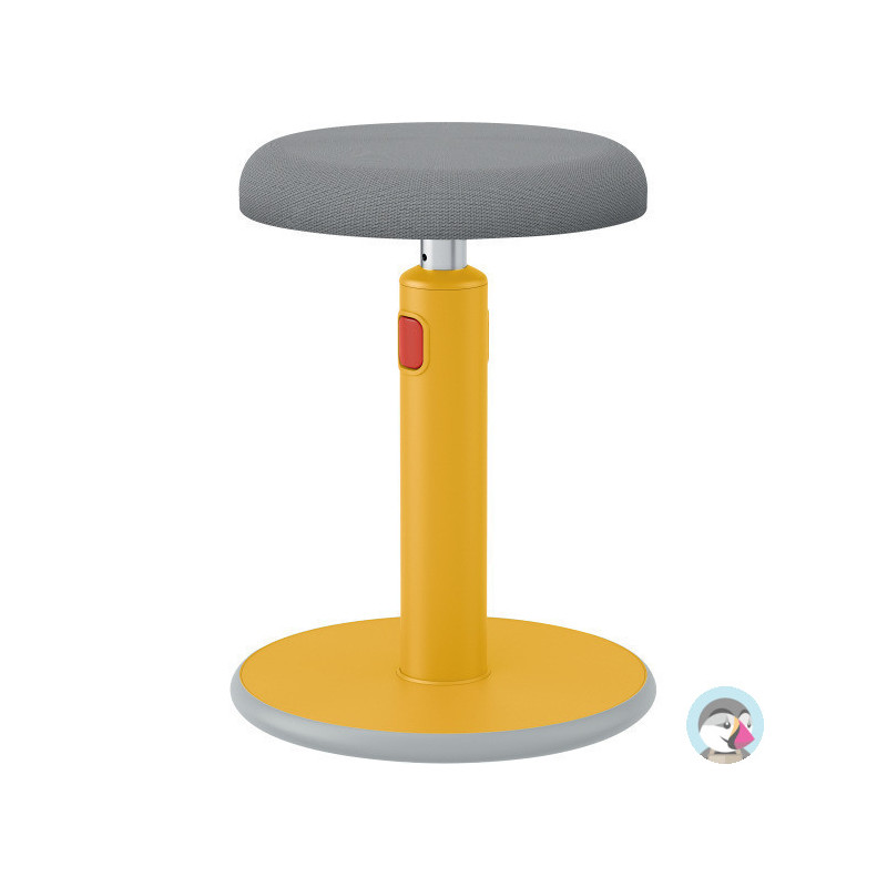 Ergonomiczny stołek Leitz Ergo Cosy żółty 65180019