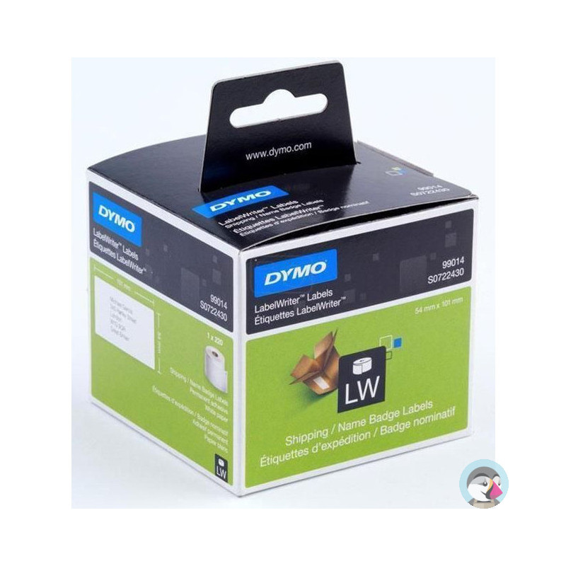 Identyfikator transportowy 101x54 99014 etykieta biała DYMO S0722430