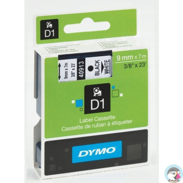 Taśma 9mm/7m czarny /biała 40913 DYMO S0720680