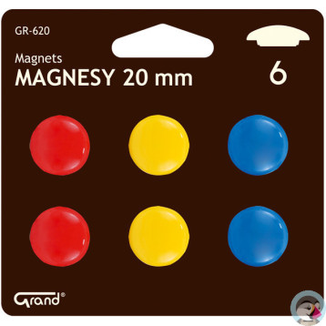 Magnesy CM-20mm blister GR-620 130-1549 GRAND