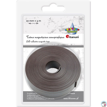 Magnes samoprzylepny szer. 20mm x 3m 338443 TITATNUM