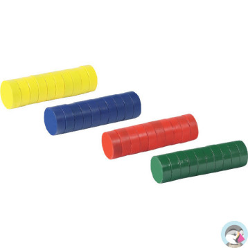 Magnesy kolorowe FANDY 15mm 40szt.171710 130-1890