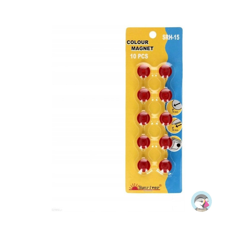 Magnesy WF-15/SRH-15 czerwone (10szt.) 607224 ARGO