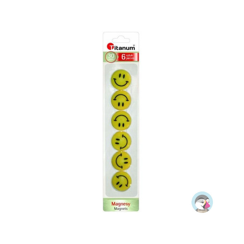Magnesy do tablic 30mm/6 FUN 220306 TITANUM