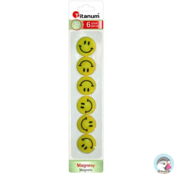 Magnesy do tablic 30mm/6 FUN 220306 TITANUM