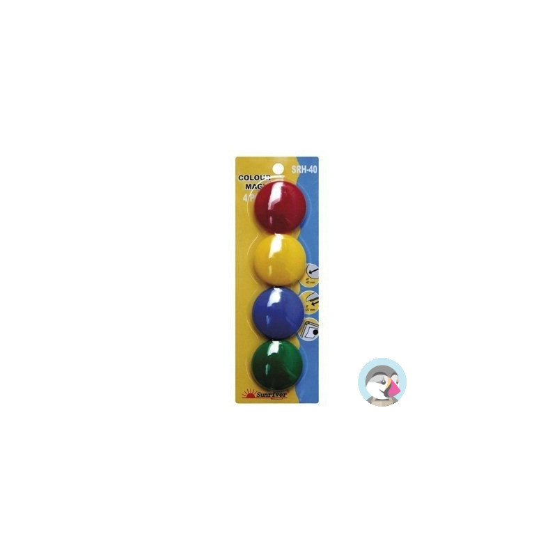 Magnesy kolorowe WF-40 opakowanie 4 sztuki SRH-40 ARGO