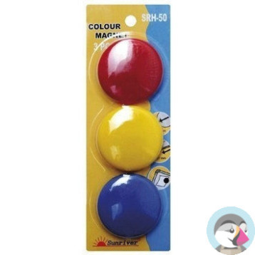 Magnesy kolorowe WF-50 opakowanie 3 sztuki SRH-50 ARGO