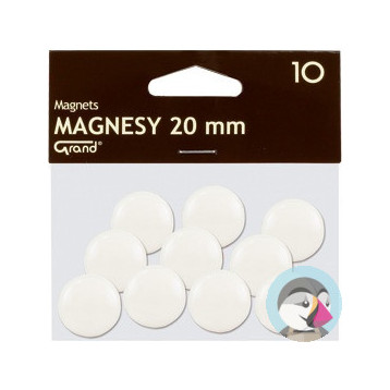 Magnesy 20mm GRAND białe (10szt.) 130-1689 GRAND