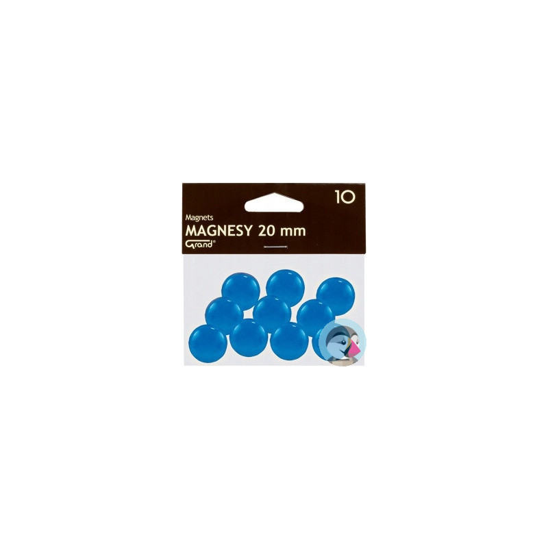 Magnesy 20mm GRAND niebieskie (10szt.) 130-1690 GRAND