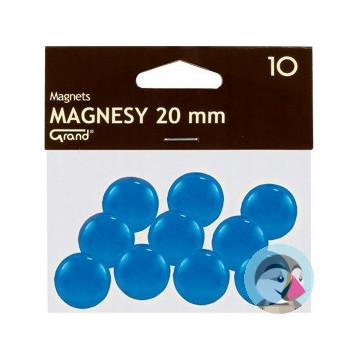 Magnesy 20mm GRAND niebieskie (10szt.) 130-1690 GRAND