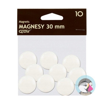 Magnesy 30mm GRAND białe (10szt.) 130-1693 GRAND