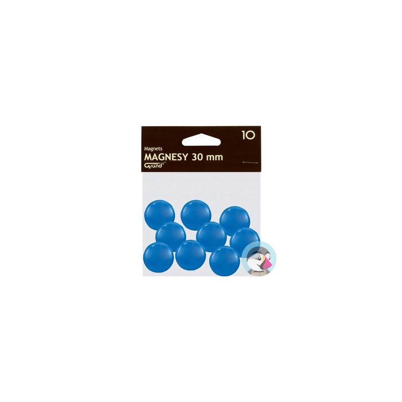Magnesy 30mm niebieskie (10szt.) 130-1696 GRAND