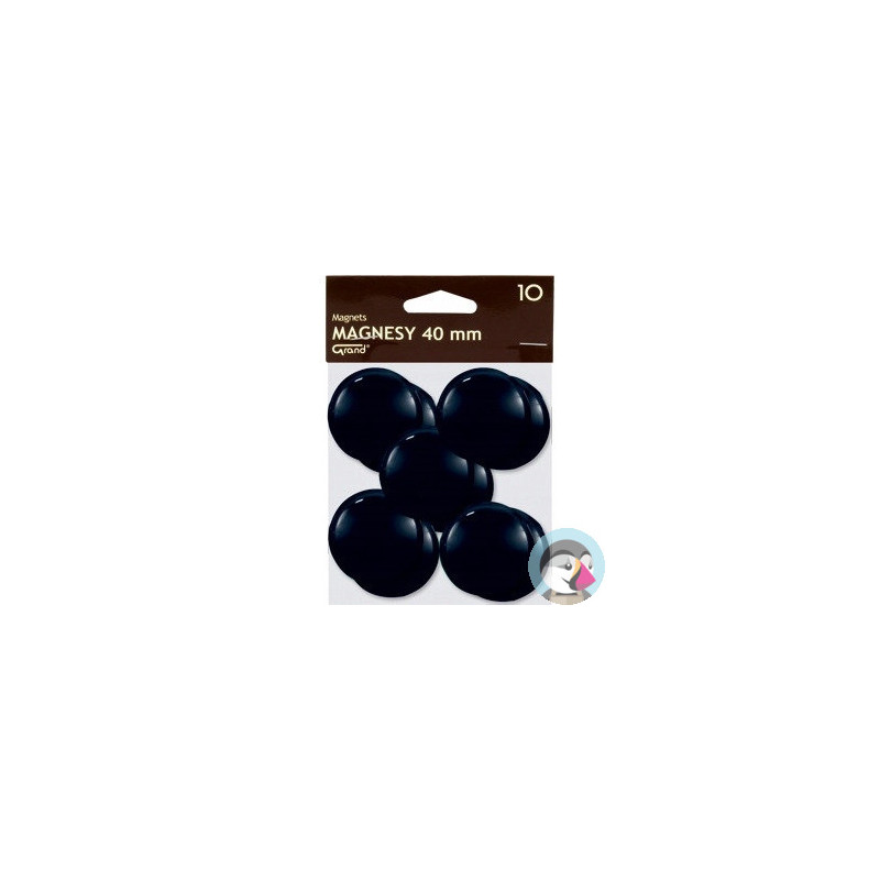 Magnesy 40mm czarne (10szt.) 130-1700 GRAND