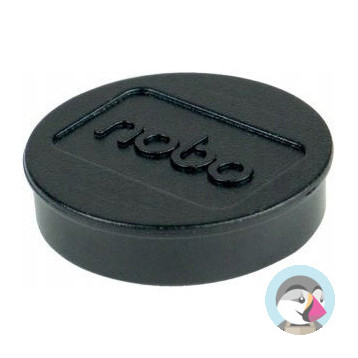 Magnesy do tablic 32mm,czarne (10szt.) 1915298 NOBO