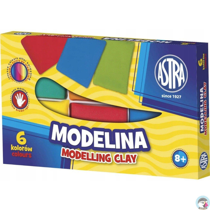 Modelina termoutwardzalna zestaw 6 kolorów 83911901 ASTRA