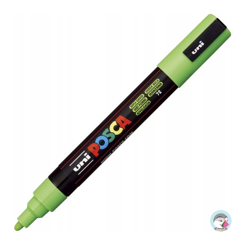 Marker z farbą plakatową UNI Posca PC-5M nr.72 średni zielony