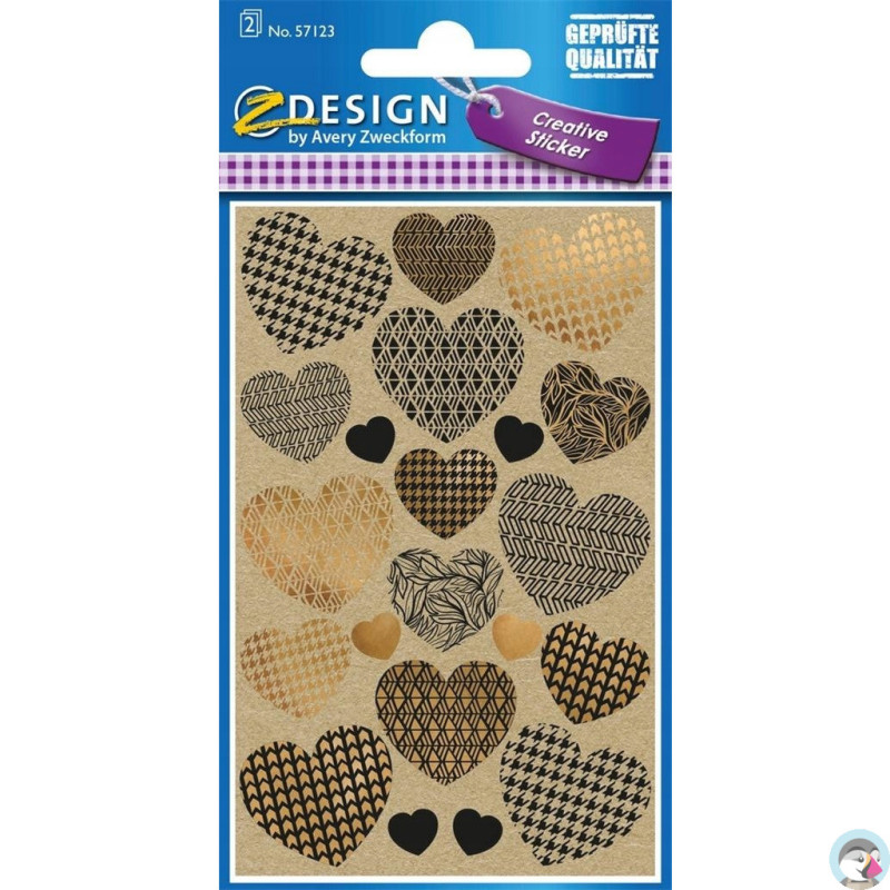 Naklejki papierowe SERCA 57123 Z-DESIGN AVERY ZWECKFORM