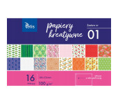 Zeszyt papierów kreatywnych A5 16k 100g KB029-01 TETIS