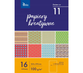 Zeszyt papierów kreatywnych A4 16k 100g KB030-11 TETIS