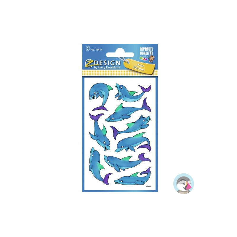 Naklejki dla dzieci Delfiny 53444 Z-DESIGN KIDS AVERY ZWECKFORM