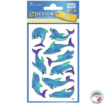 Naklejki dla dzieci Delfiny 53444 Z-DESIGN KIDS AVERY ZWECKFORM
