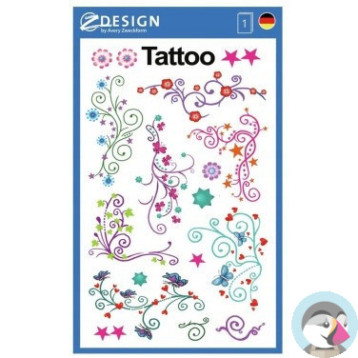 Naklejki tatuaże dla dzieci ORNAMENTY 56749 Z-DESIGN KIDS TATTOO AVERY ZWECKFORM