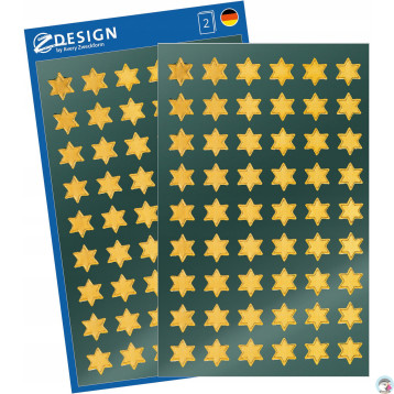 Naklejki Z-Design - złote gwiazdy 52802 AVERY ZWECKFORM