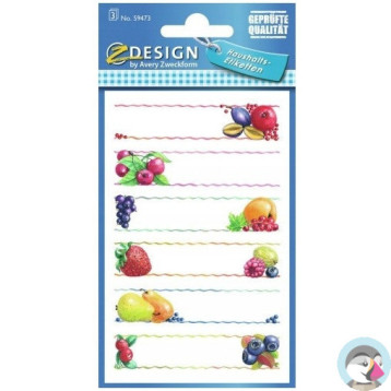 Naklejki spiżarniane na przetwory 59473 ZDESIGN AVERY ZWECKFORM
