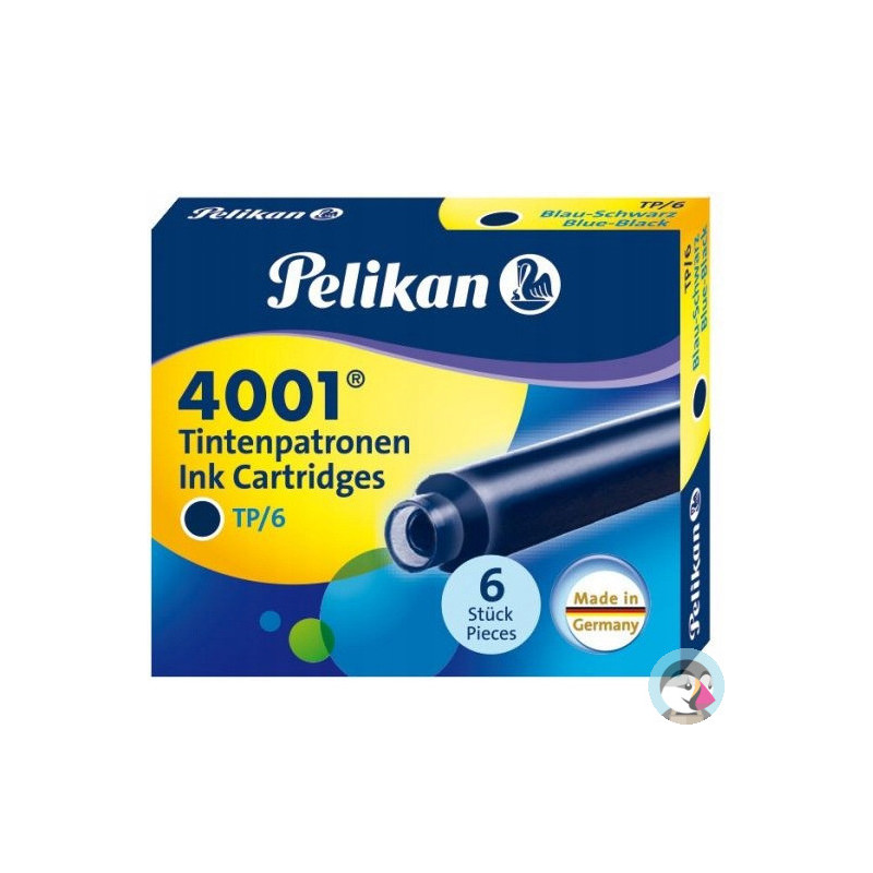 Naboje krótkie granatowe (6szt.) 100435989 PELIKAN