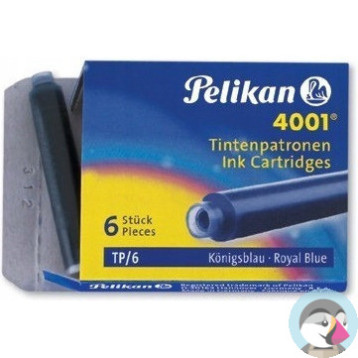 Naboje krótkie czarne (6szt.) 100401546 PELIKAN