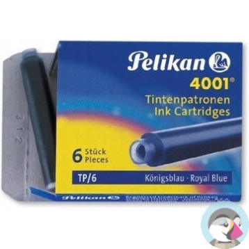 Naboje krótkie niebieskie (6szt.) 100401545 PELIKAN