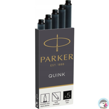 Naboje PARKER (5sztuk) czarne 1950382