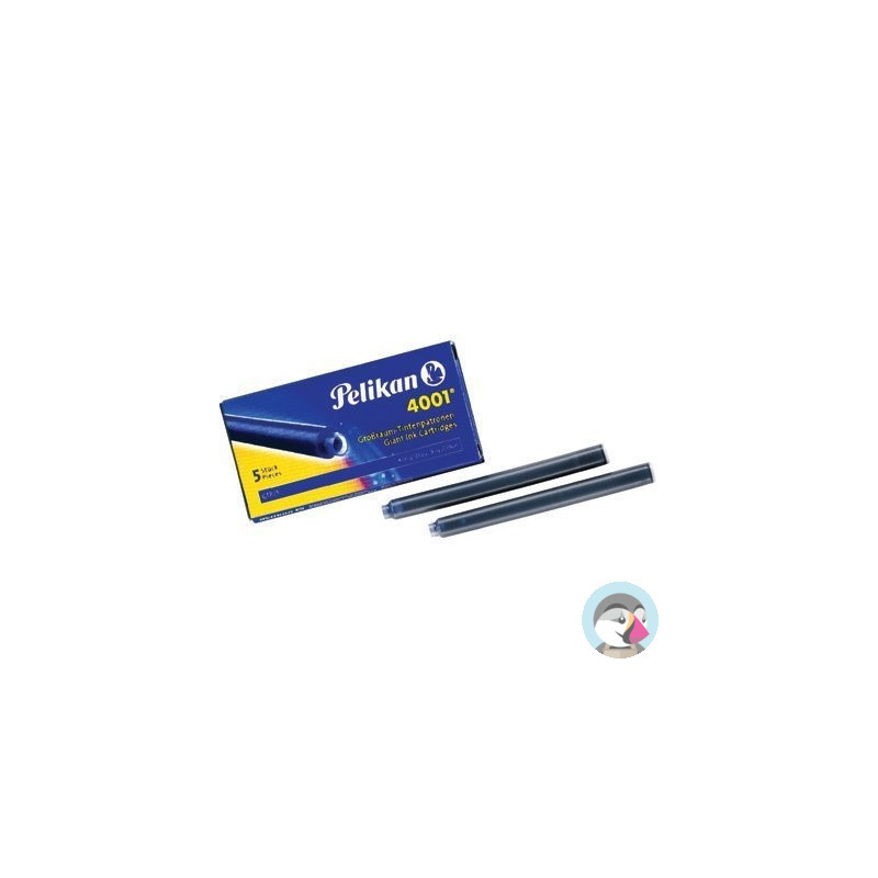 Naboje długie niebieskie (5szt.) 400142571 PELIKAN