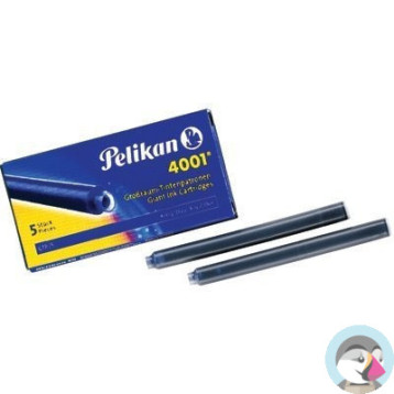 Naboje długie niebieskie (5szt.) 400142571 PELIKAN