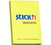 Bloczek STICK`N 76x51mm 100k żółty neon 21132