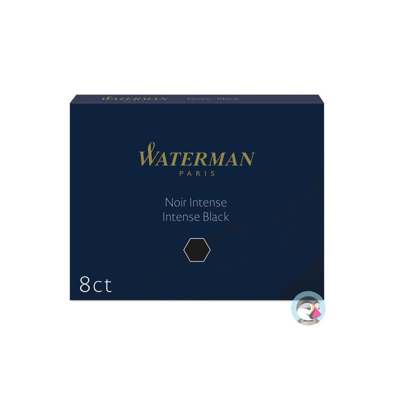 Naboje WATERMAN (8szt.) czarne S0110850