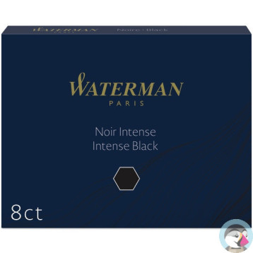 Naboje WATERMAN (8szt.) czarne S0110850
