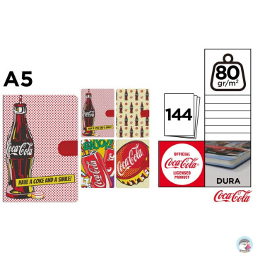 Notatnik A5 144k. linia napoje COCA-COLA mix CC024 MP Poland
